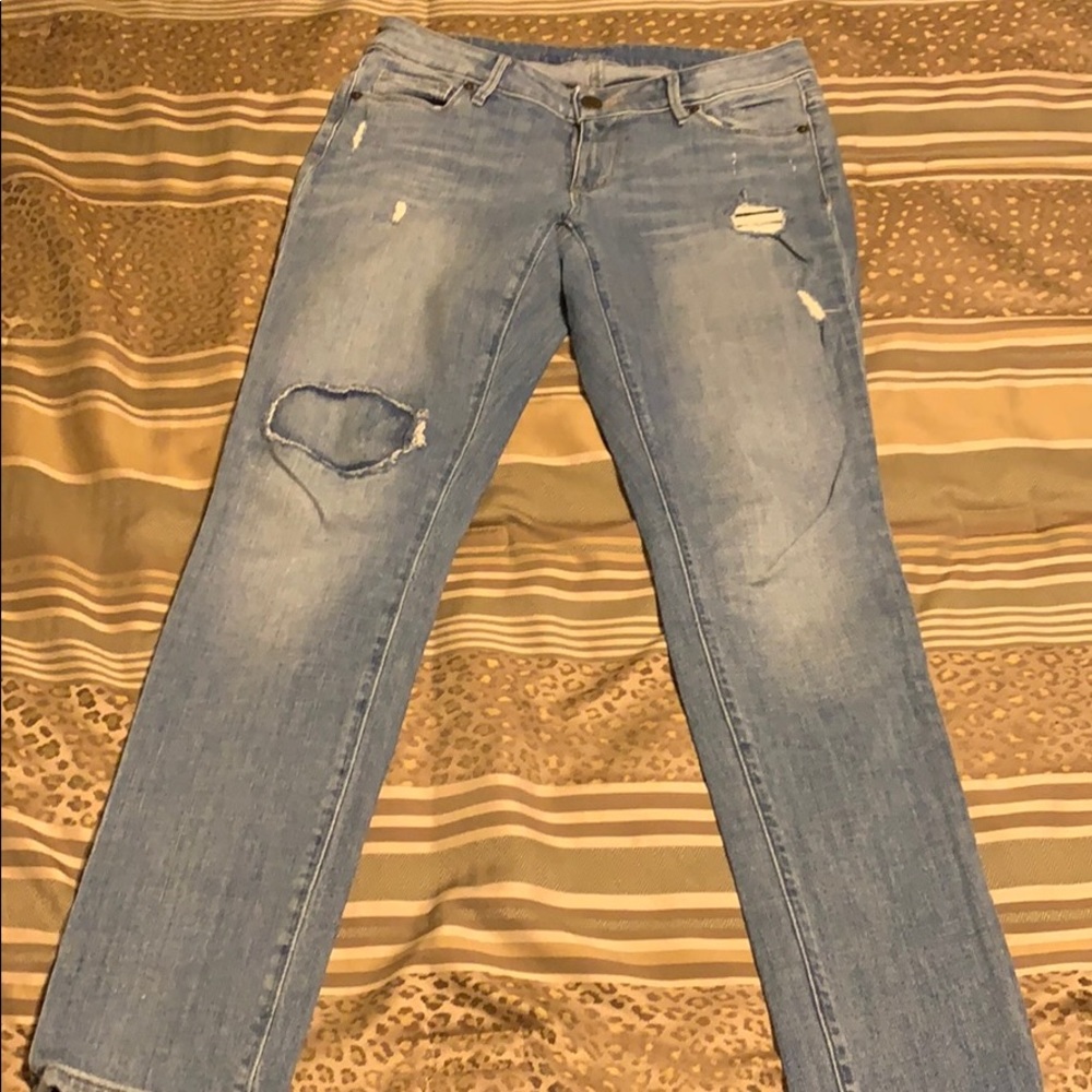 Loft ripped jeans